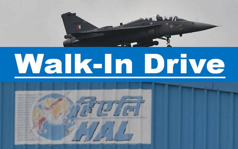 HAL Walk-In Interview Recruitment | 23rd May - 25th May 2023