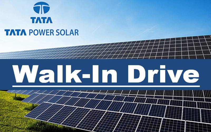 Tata Power Solar Virtual walk-In Interview Drive for recruitment 2023