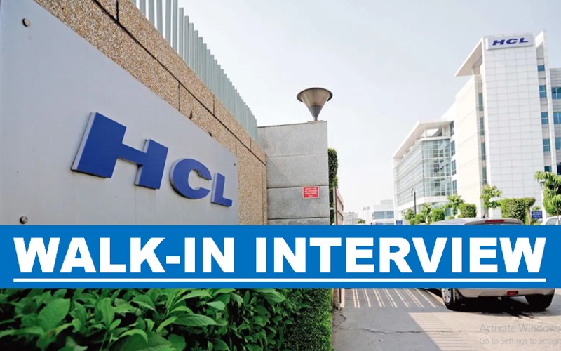 HCLTech Mega Walk-In Interview | 8th June 2024 for Tech Graduates