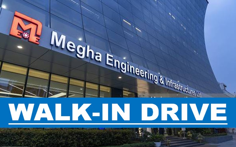 Megha Engineering & Infrastructures Walk-In Interview | 3rd Sep 2023