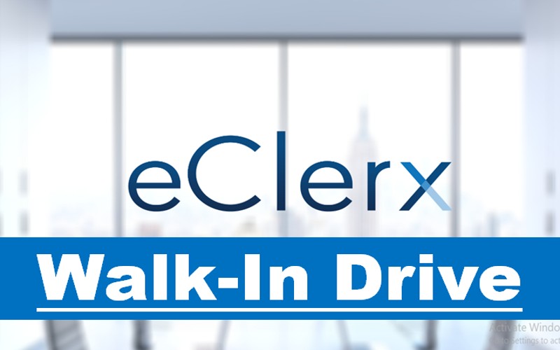 eClerx Walk-In Interview for Freshers