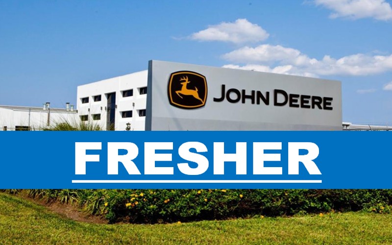John Deere Careers Opportunities for Entry Level role and John Deere Internship | Exp 0 - 3 yrs