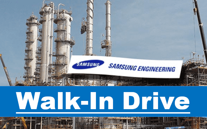 Samsung Engineering Walk-In Interview | 31st Aug 2024