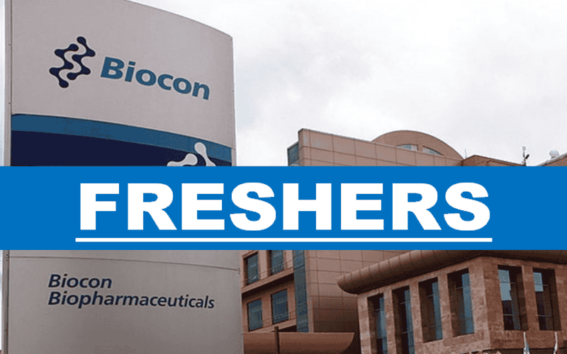 Biocon is Hiring Graduate Freshers and Entry Level | 0 - 6 yrs