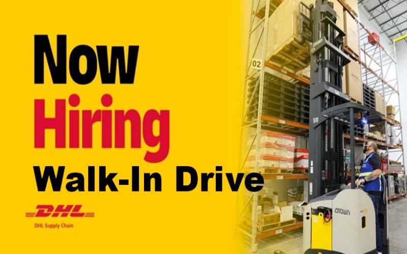 Mega DHL Walk-In Hiring 2026 | DHL Supply Chain India Walk-In Drive | 3 November 2026